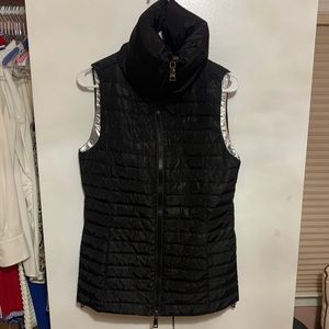 Black zip Vest with side zippers